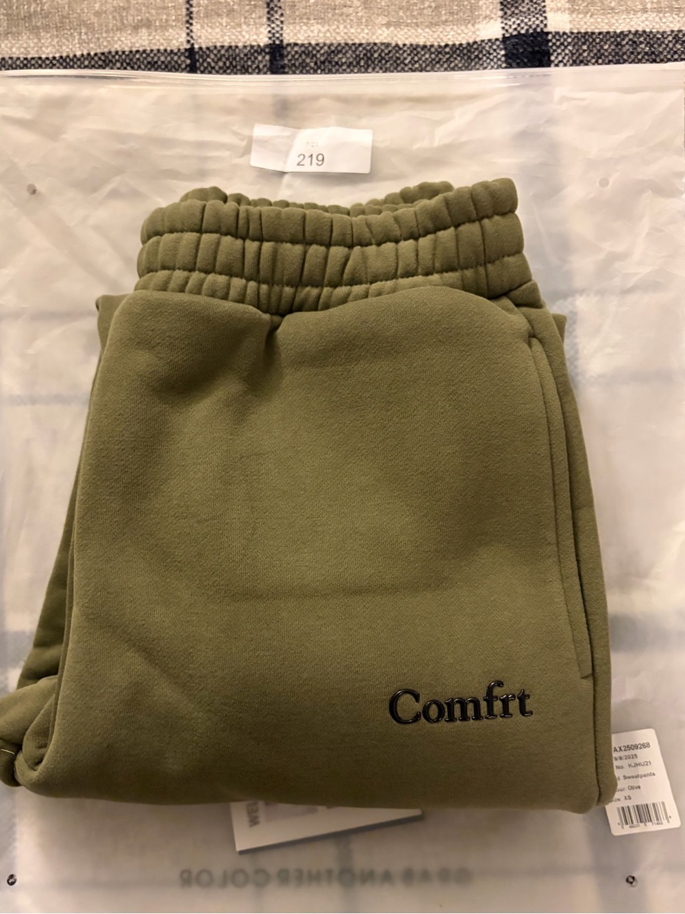 Comfrt Cloud Comfort Olive Green Jogger Sweatpants - XS Cozy Everyday Wear Unise